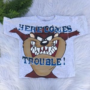 FINAL Vintage Looney Tunes Taz Here Comes Trouble